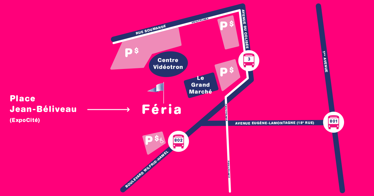 FLIP Fabrique Feria plan acces